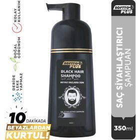 Softto Plus Black Hair 350 ml Doğal Görünüm Sağlayan Şampuan