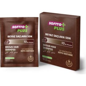 Softto Plus Brown Color Hair 10 Minutes 21 ml Şampuan