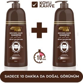 Softto Plus Brown Hair 2x350 ml Şampuan