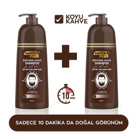Softto Plus Brown Hair 2x350 ml Şampuan
