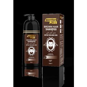 Softto Plus Brown Hair Shampoo 350 ml Koyu Kestane Şampuan