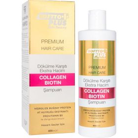 Softto Plus Collagen 400 ml Ekstra Hacim Biotin Şampuan