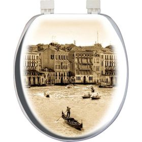 Softy Manzara Classic Desenli Yumuşak Klozet Kapağı