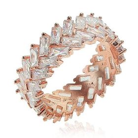 Söğütlü Silver Baget Taşlı Çift Sıra Tamtur Alyans