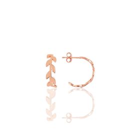 Söğütlü Silver Başak 17 mm Yarım Halka Kadın Gümüş Küpe