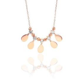 Söğütlü Silver Damla ve Dorica Toplu Gümüş Kolye
