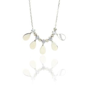 Söğütlü Silver Damla ve Dorica Toplu Gümüş Kolye