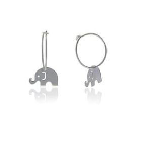 Söğütlü Silver Fil Modeli Küpe