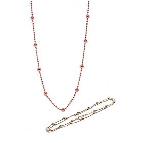 Söğütlü Silver Gümüş 45 cm Rose Top Top Zincir