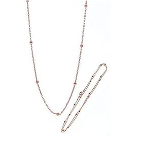 Söğütlü Silver Gümüş 50 cm Rose Top Top Zincir