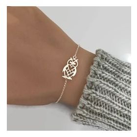 Söğütlü Silver Gümüş Baykuş Tasarım Bileklik
