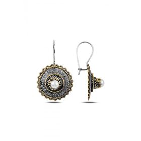 Söğütlü Silver Gümüş İncili Otantik Telkari Küpe