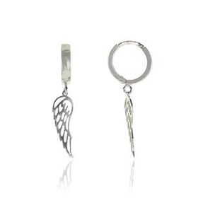 Söğütlü Silver Gümüş Kanat Halkalı Küpe