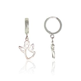Söğütlü Silver Gümüş Kanat Halkalı Küpe