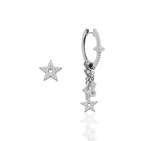 Söğütlü Silver Gümüş Rodyumlu Lotus Şans Küpe