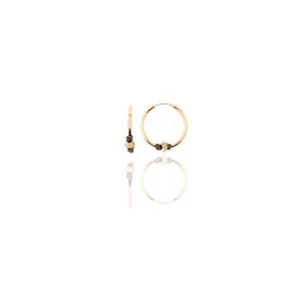 Söğütlü Silver Gümüş Rose 14 mm İşlemeli Halka Küpe