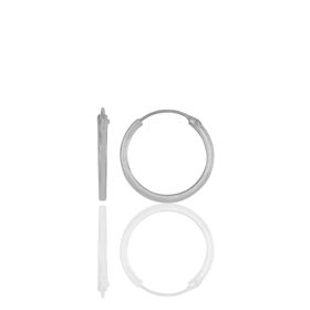 Söğütlü Silver Gümüş Rose 20 mm Halka Küpe