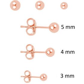 Söğütlü Silver Gümüş Rose 3 Boy Top Kombin Küpe