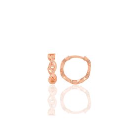 Söğütlü Silver Gümüş Rose Düğme Halka Küpe