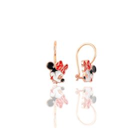 Söğütlü Silver Gümüş Rose Mineli Çocuk Küpesi