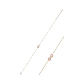 Söğütlü Silver Gümüş Rose Zirkon Taşlı Sonsuzluk Bileklik