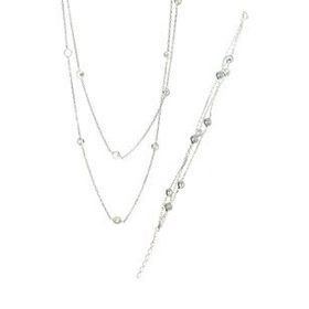 Söğütlü Silver Gümüş Sıra Taşlı Küpe