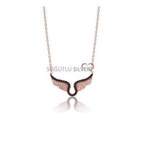 Söğütlü Silver Kanat Kolye