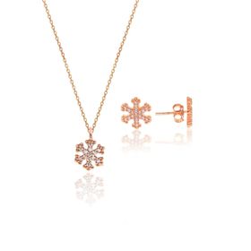 Söğütlü Silver Kar Tanesi Gümüş Kolye