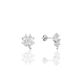 Söğütlü Silver SGTL10067BEYAZ Gümüş Küpe