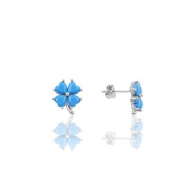 Söğütlü Silver SGTL10067TURKUAZ Gümüş Küpe