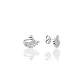 Söğütlü Silver SGTL10075 Kuğu Modeli Gümüş Küpe
