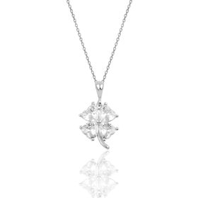 Söğütlü Silver SGTL10089BEYAZ Gümüş Kolye