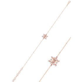 Söğütlü Silver SGTL10093ROSE Pembe Kadın Bilezik