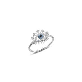 Söğütlü Silver SGTL10108RODAJ Gümüş Yüzük