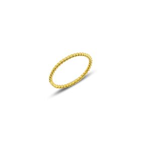 Söğütlü Silver SGTL10114GOLD Altın Renkli Kadın Ince Gümüş Yüzük