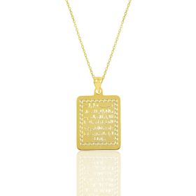 Söğütlü Silver SGTL10124GOLD Gümüş Kolye