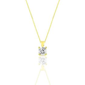 Söğütlü Silver SGTL10138GOLD Gümüş Kolye