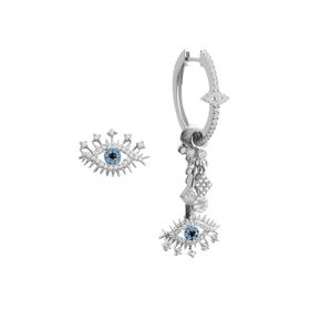 Söğütlü Silver SGTL10144RODAJ Gümüş Lareyn Şans Küpe