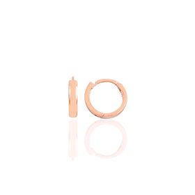 Söğütlü Silver SGTL10146ROSE Gümüş Simit Küpe