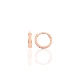 Söğütlü Silver SGTL10146ROSE Gümüş Simit Küpe