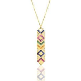 Söğütlü Silver SGTL10155GOLD Gümüş Kadın Kilim Kolye