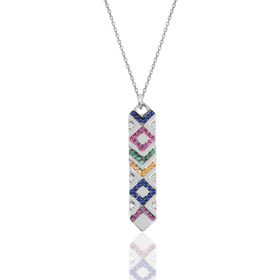 Söğütlü Silver SGTL10156RODAJ Gümüş Rodaj Yuvarlak Kadın Kilim Kolye
