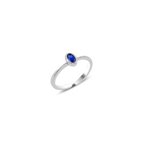Söğütlü Silver SGTL10162SAFIR Gümüş Yüzük
