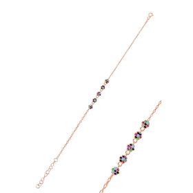 Söğütlü Silver SGTL10305RENKLI Gümüş Bileklik