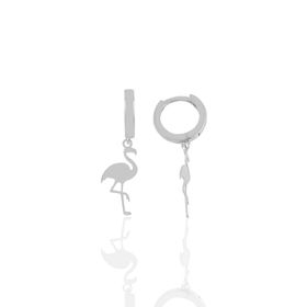 Söğütlü Silver SGTL10362 Flamingo Gümüş Küpe