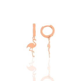 Söğütlü Silver SGTL10362 Flamingo Gümüş Küpe