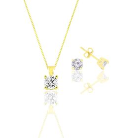 Söğütlü Silver SGTL10592GOLD Gümüş Kolye