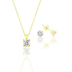 Söğütlü Silver SGTL10592GOLD Gümüş Kolye