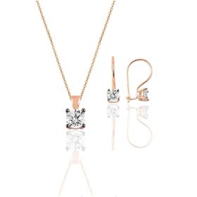 Söğütlü Silver SGTL10594ROSE Gümüş Kolye