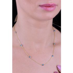 Söğütlü Silver SGTL10609GOLD Gümüş Kolye